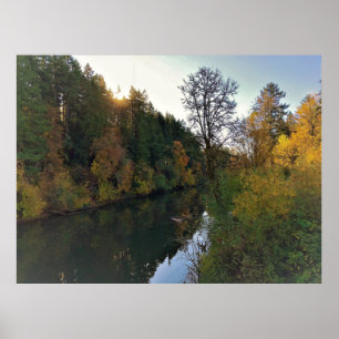 Tualatin River, Oregon Poster