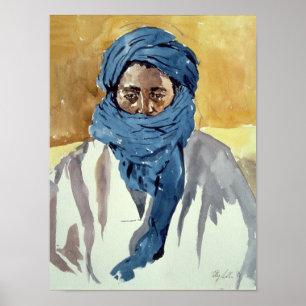 Tuareg Tribesman Timbuctoo 1991 Poster