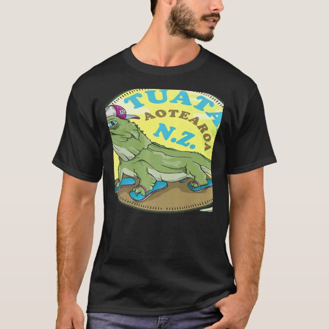 Tuatara New Zealand T-Shirt (Front)