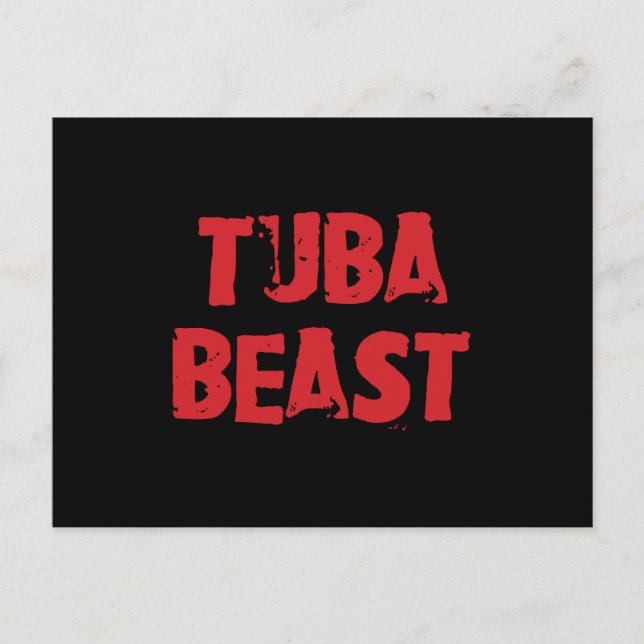 Tuba Beast Postcard (Front)