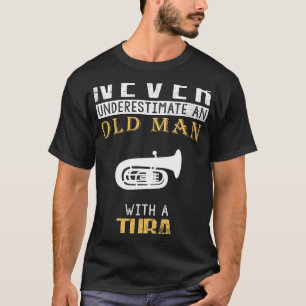 Tuba Charm: Old Man Musician Tee for Bass Humour a