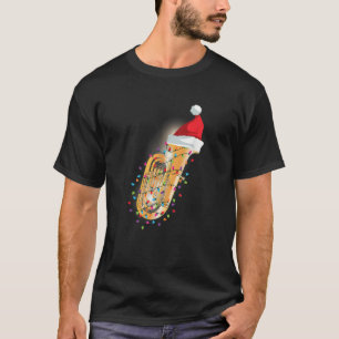Tuba Christmas Gifts Funny Marching Band Baritone  T-Shirt