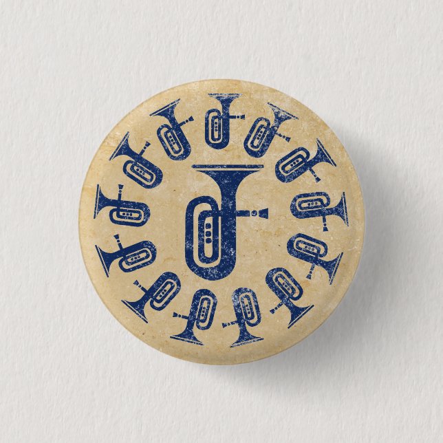Tuba Dance 3 Cm Round Badge (Front)