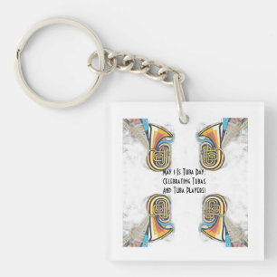 Tuba Day May 3 Key Ring