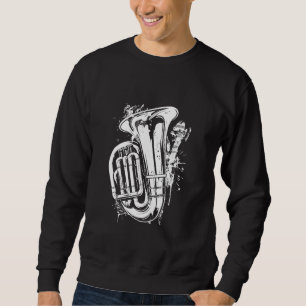 Tuba Graffiti Brass Player Sweatshirt