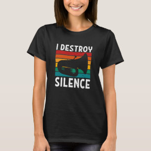 Tuba - I Destroy Silence Tuba Player T-Shirt