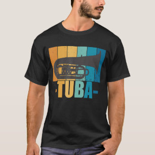 Tuba Musician Vintage Musical Instrument Wind Inst T-Shirt