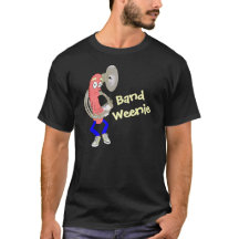 Tuba Playing Band Weenie Dark T-Shirt