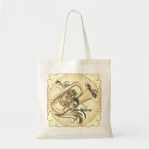 Tuba Rhythm Tote Bag