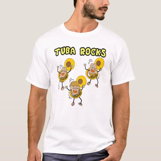 Tuba Rocks T-Shirt (Front)
