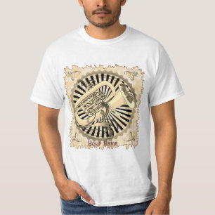 Tuba Swirls t- shirt