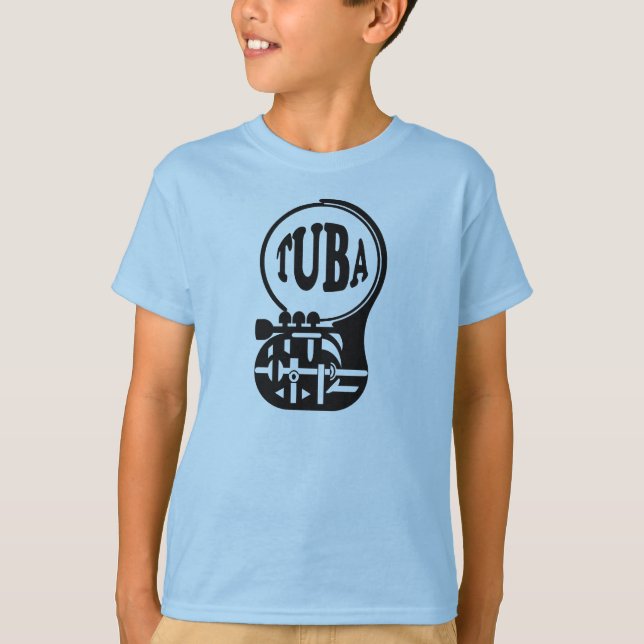 TUBA  , Tuba Player T-Shirt (Front)