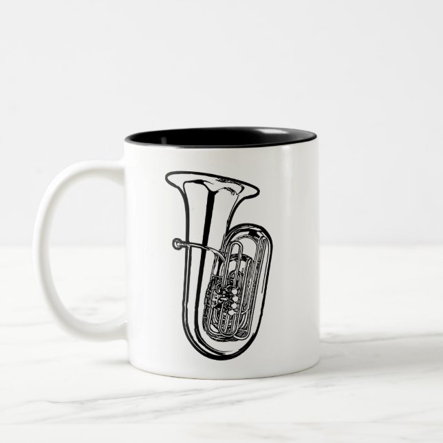 Tuba Two Colour Mug (Left)
