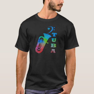 Tuba with Bass Clef T-Shirt