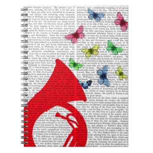 Tuba with Butterflies Notebook