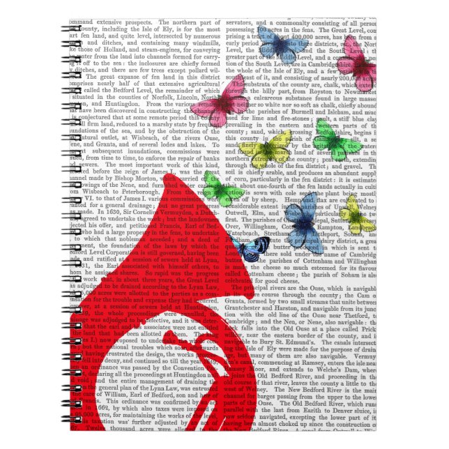 Tuba with Butterflies Notebook (Front)