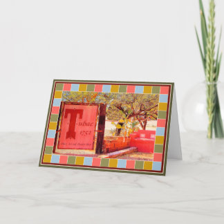 Tubac Corners  Mosaic Greeting Card