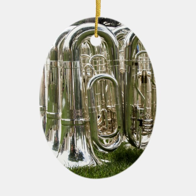 Tubas Ceramic Ornament (Front)