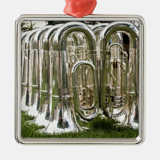 Tubas Metal Tree Decoration (Front)