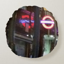 TUBE LONDON UNDERGROUND METRO TRAIN NEON LIGHTS