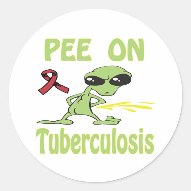 Tuberculosis Classic Round Sticker (Front)