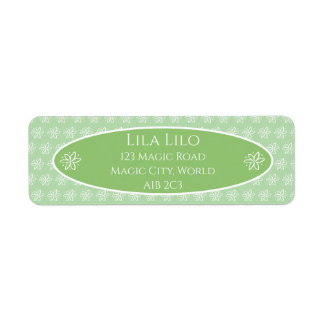Tuberose Flowers Personalized Return Address Label