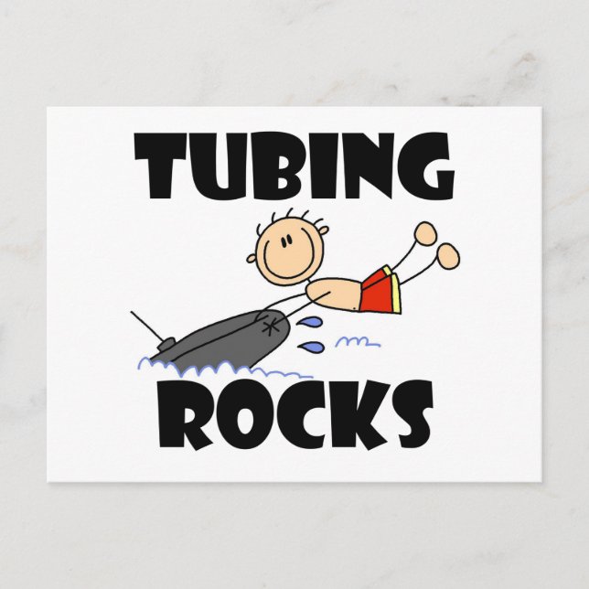 Tubing Rocks T-shirts and Gifts Postcard (Front)