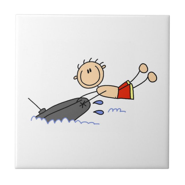 Tubing Stick Figure Tile (Front)