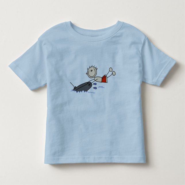 Tubing Stick Figure Toddler T-Shirt (Front)