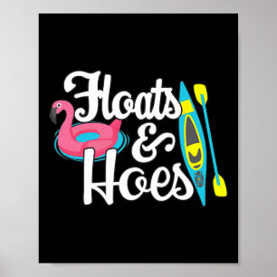 Tubing Trip Float Day Floats And Hoes Funny Lake B Poster