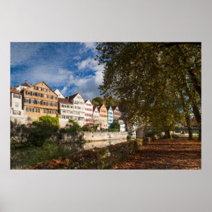 Tubingen Old Town Buildings Poster