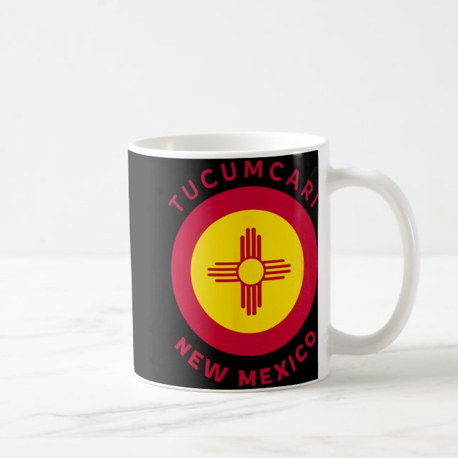 Tucari New Mexico Nm Flag Zia Souvenir  Coffee Mug (Right)