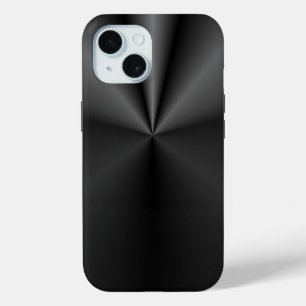 Tuck and Roll: Brushed Metal iPhone 15 Case