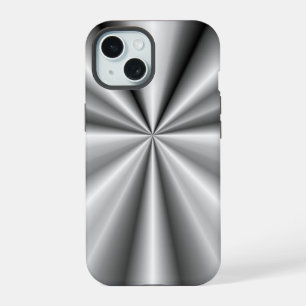 Tuck and Roll - Brushed Metal iPhone 15 Case
