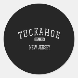 Tuckacute Ss Cute Ss New Jersey Nj Vintage Classic Round Sticker