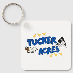 Tucker Acres Double Sided Keychain