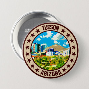 Tucson 7.5 cm round badge