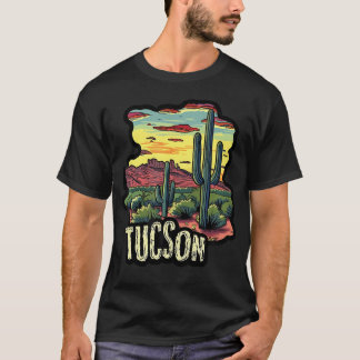 Tucson Arizona Az Cactus Desert Vacation Hike T-Shirt