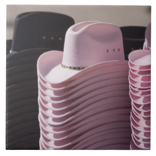 Tucson, Arizona. Cowboy hats for men and women Tile