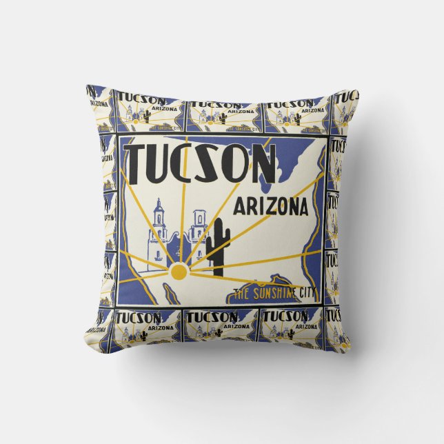 Tucson Arizona Cushion (Front)