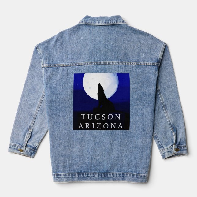 Tucson, Arizona Denim Jacket (Back)
