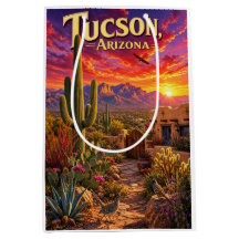 Tucson Arizona Desert Sunset Saguaro Cactus Travel