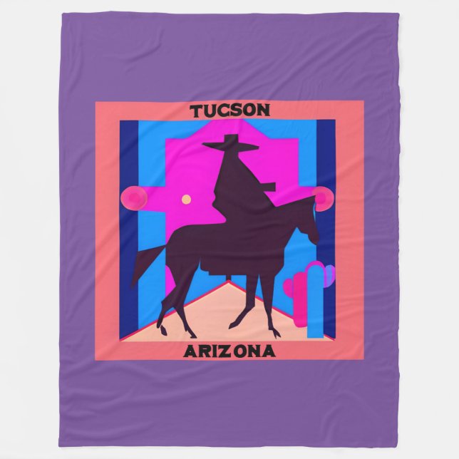 Tucson, Arizona Fleece Blanket (Front)