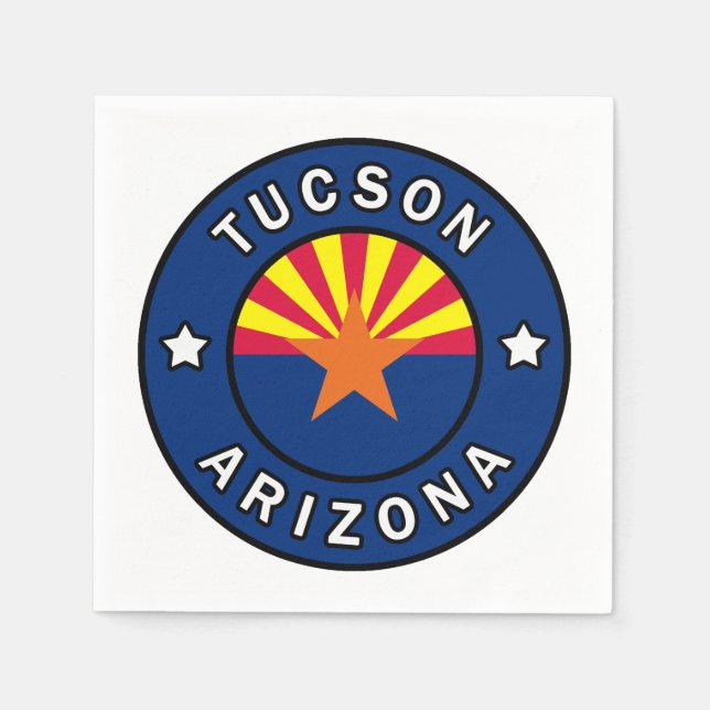 Tucson Arizona Napkin (Front)
