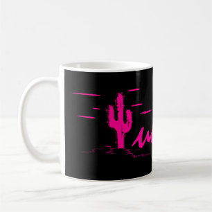 Tucson Arizona Neon Desert Nights Saguaro Cactus Coffee Mug
