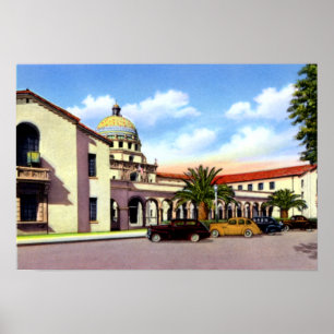 Tucson Arizona Pima County Courthouse Poster