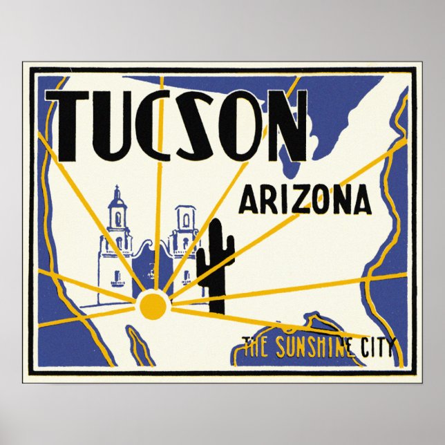 Tucson, Arizona Poster (Front)