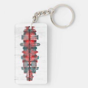Tucson Arizona Skyline Key Ring