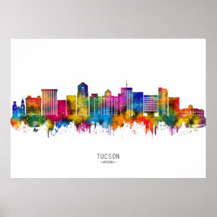 Tucson Arizona Skyline Poster