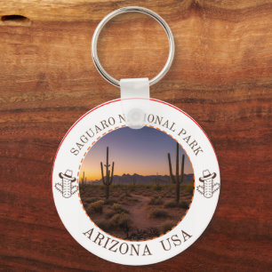 Tucson Arizona  Sonoran Desert  Travel Keepsake Key Ring